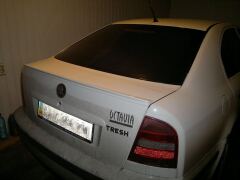 Спойлер "сабля" на багажник