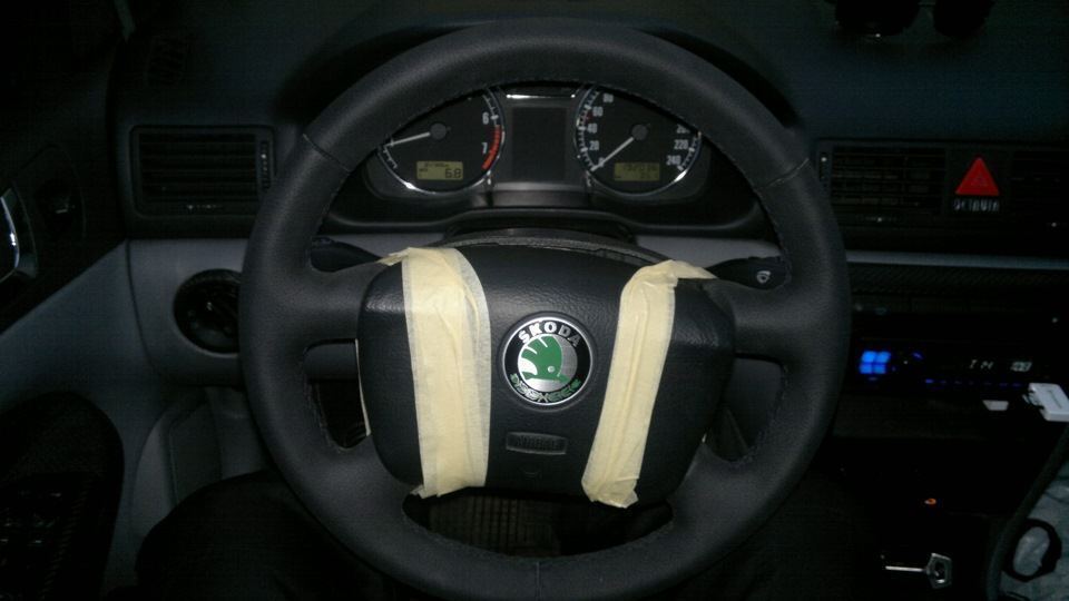 Руль в кожу +перфорация image #1