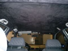 Потолок в черную алькантару image #4