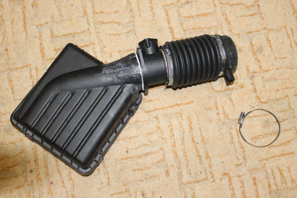 Переделка впускного патрубка под ДМРВ image #3