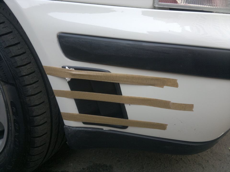 Воздухозаборники в передний бампер от Milotec — "Жабры" =) image #5