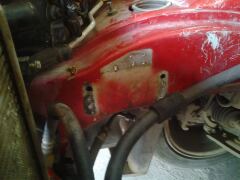 Примерка опоры ДВС X20XEV в ланосе