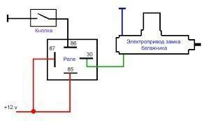 31.Электропривод замка багажника image #1