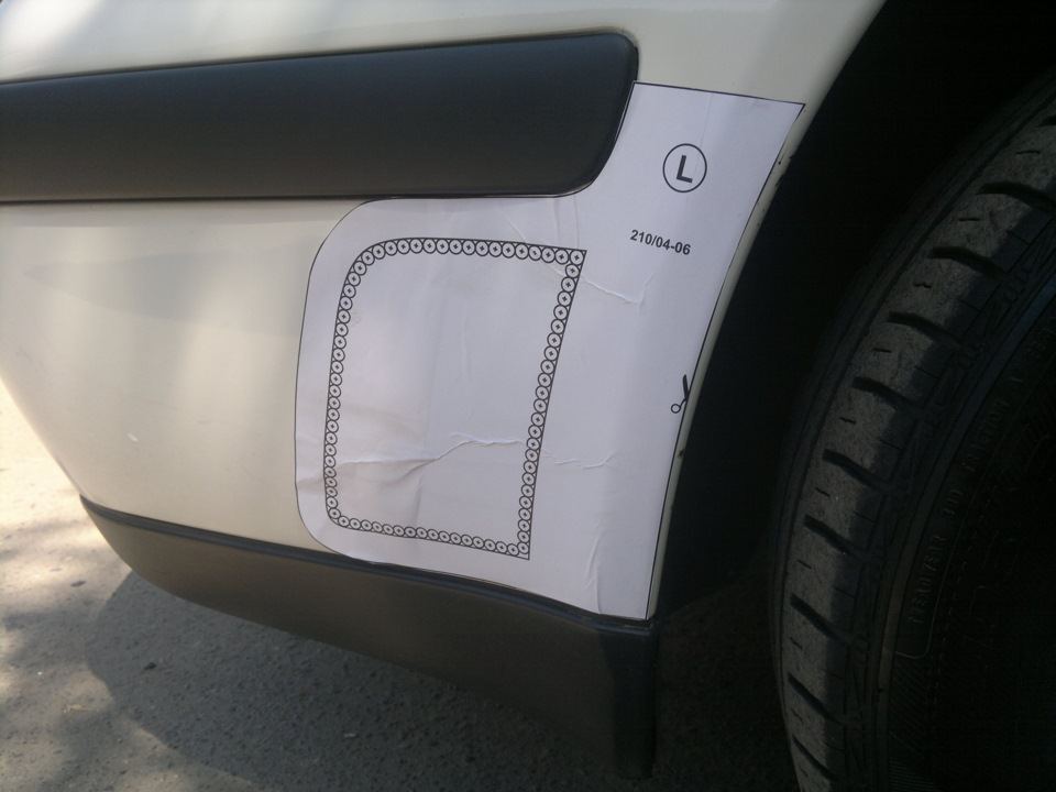 Воздухозаборники в передний бампер от Milotec — "Жабры" =) image #3