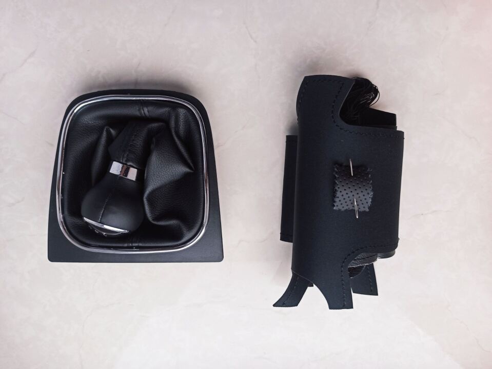 Оплётка руля без снятия оного и замена ручки КПП image #1