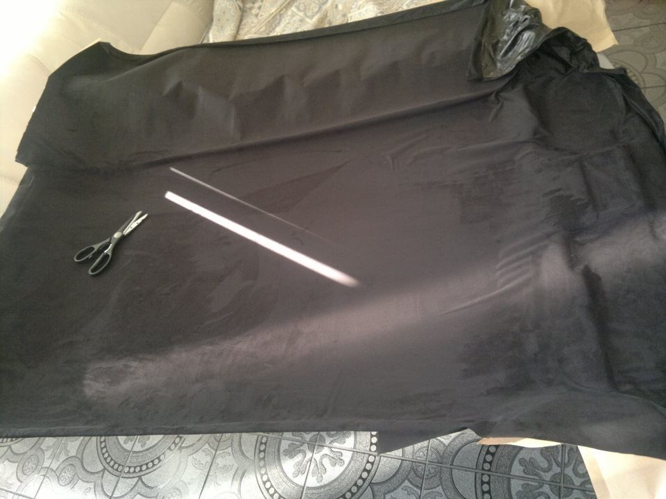 Потолок в черную алькантару image #5