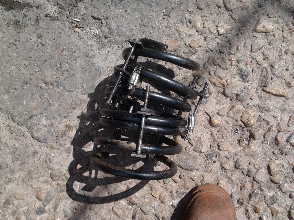 Замена передних амортизаторов, переход на опоры от Нубиры image #3