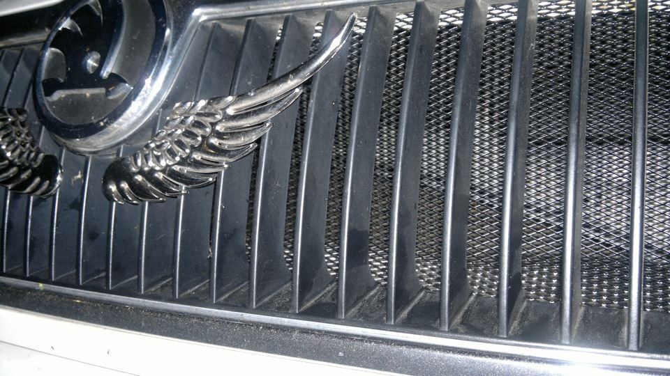 Оплетка руля и сетка в решетку радиатора image #5