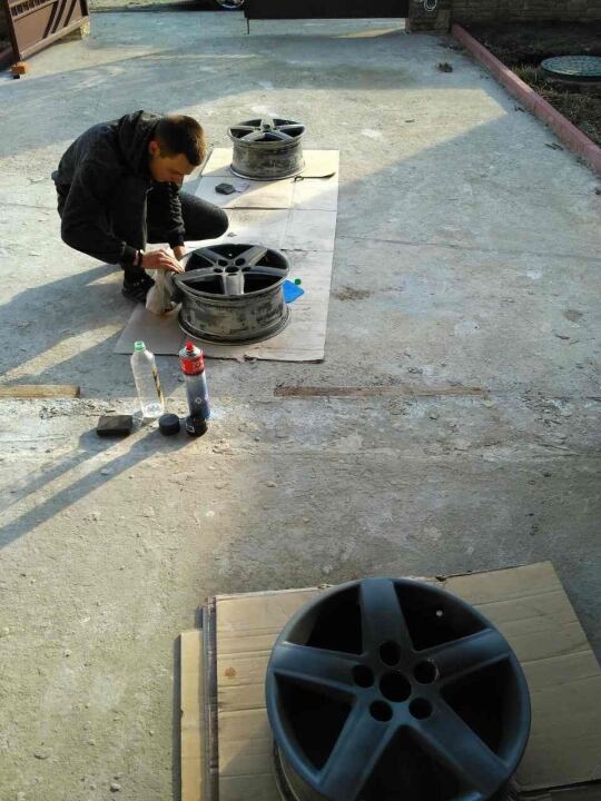 №11. Покраска дисков 17" Audi S-line image #1