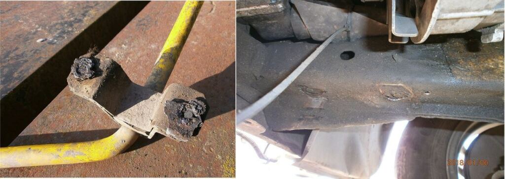 100.Ремонт крепления штанги стабилизатора image #2